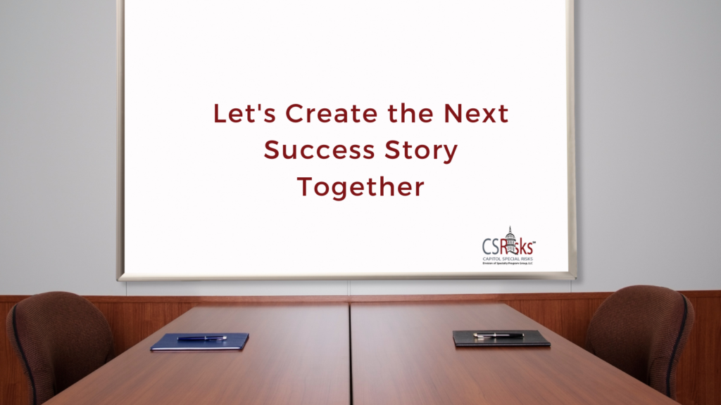 Let's create the next success story together